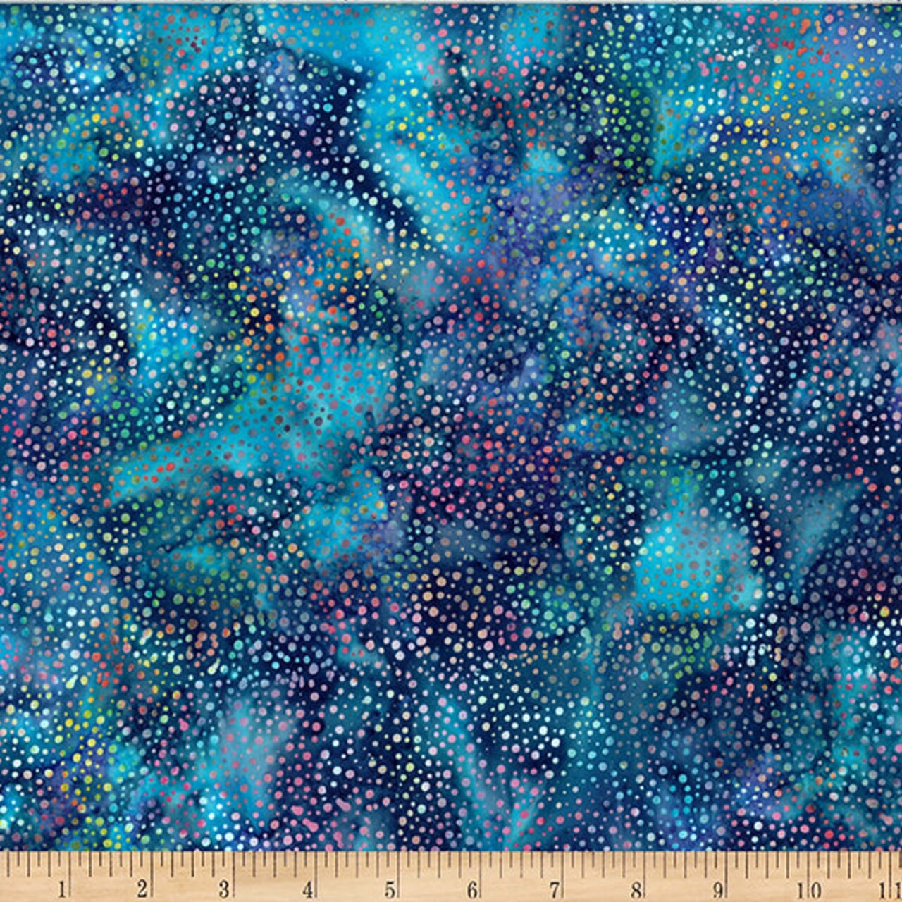 Fabric Hoffman Colorful Bali Hand Painted Dots Batiks by the Quarter Yard 885-760